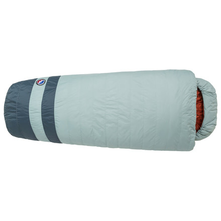 Big Agnes Diamond Park 30, 600 Downtek Sleeping Bag, Gray/Slate, Wide Long, BDP30L20