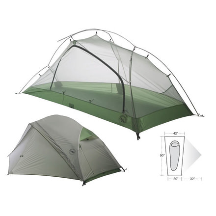 Big Agnes Emerald Mountain SL1 Tent - 1 Person