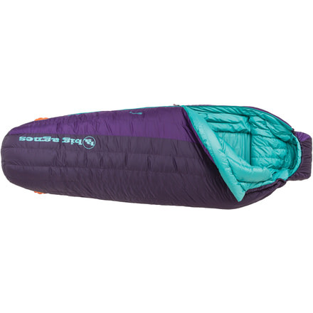 Big Agnes Ethel 0 Women's Sleeping Bag 650 DownTek-Purple-Petite-Women's-Right