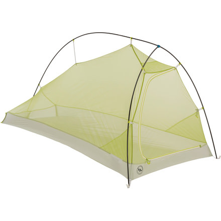 Big Agnes Fly Creek HV Platinum 1 - 1 Person, 3 Season-Gray/Green