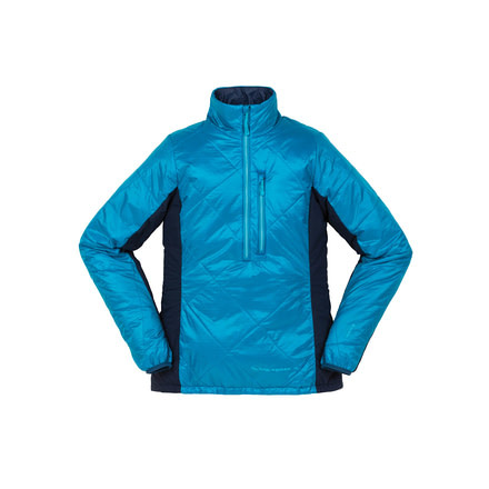 Big Agnes Gem Lake Pullover-Women's-Turquoise/Navy-Small