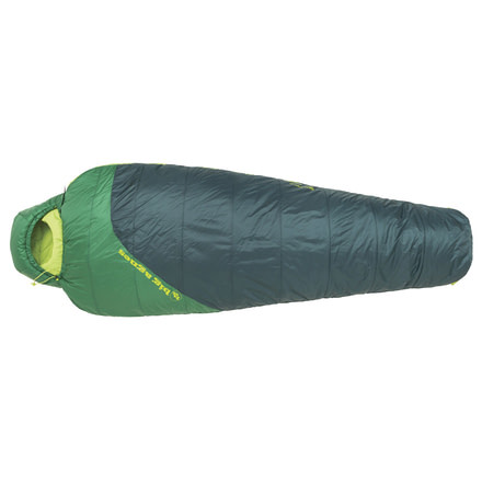 Husted 20 Sleeping Bag Synthetic-Pine/Amazon-Long-Left