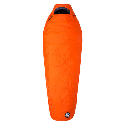 Big Agnes Lost Dog 15 Sleeping Bag FireLine Eco, Right Zip - Mens, Orange/Navy, Regular, BLD15RR19