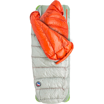 Big Agnes Lost Ranger Ul 3N1 15 850 Downtek Sleeping Bag, Gray/Orange, Regular Left, BLRUL3N115RL22
