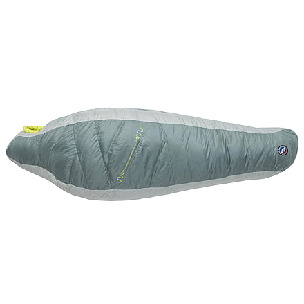 Big Agnes Sidewinder 20 650 RDS DownTek Sleeping Bag, Chinois Green/Mercury/Evening Primrose, Regular, BSW20R26