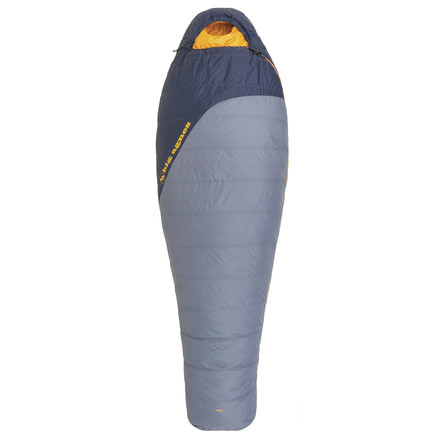 Big Agnes Spike Lake 15 Sleeping Bag 600 Down-Flint/Navy-Regular-Left