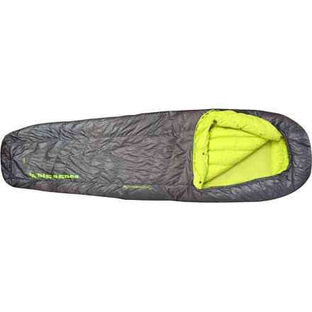 Big Agnes Thunderhead SL 30 Sleeping Bag 650 DownTek-Charcoal-Regular-Left