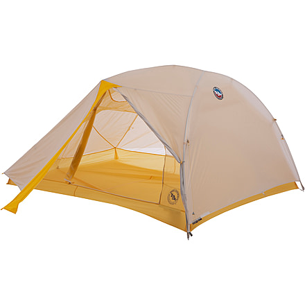 Big Agnes Tiger Wall UL3 Solution Dye Tent, Gray/Yellow, TTWUL321