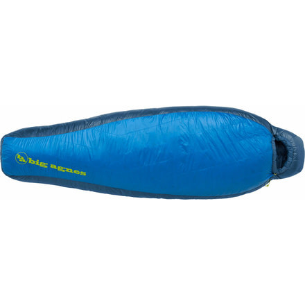 Big Agnes Wiley SL 30 Sleeping Bag 650 DownTek-Blue-Long-Left