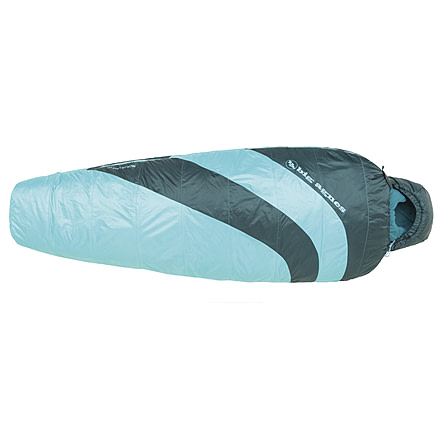 Womens Blue Lake 25 Sleeping Bag Synthetic-Turquoise/Pine-Petite-Right