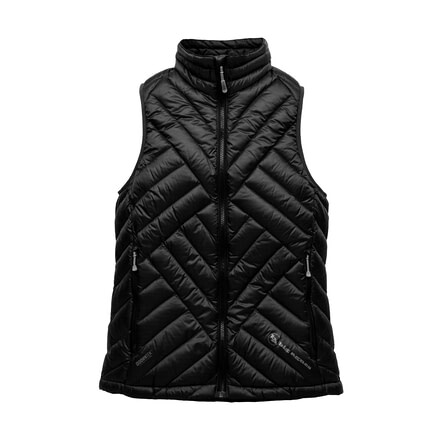 Big Agnes Womens Late Lunch Vest - 700 DownTek, Black/Black, Extra Large, 31405-001-XS