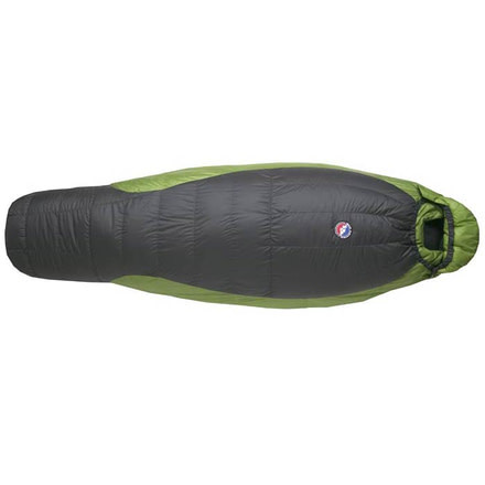 Big Agnes Zirkel 20 Mummy Sleeping Bag, Long, Left, Black/ Green, 500249
