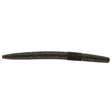 Big Bite Baits 5in Soft Super Salt Trick Stick, Grn Pumpkin purple gold flake, TS5SOFT-08