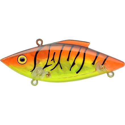 Bill Lewis Rat-L-Trap Walleye Lipless Crankbait, 3in, 1/2oz, Sinking, Orange Tiger, RTW578