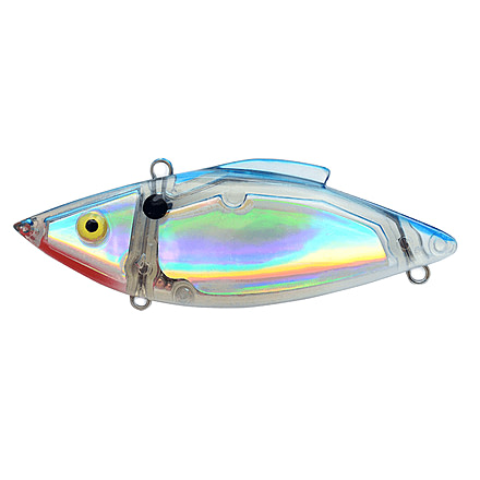 Bill Lewis Rat-L-Trap Letric Shad Lipless Crankbait, 3in, 1/2oz, Sinking, Lectric Silver, BLF-RTL1