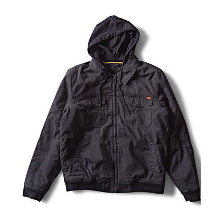 Billabong Barlow Twill Jacket - Mens, Black, Medium, M706QBBT-BLK-M