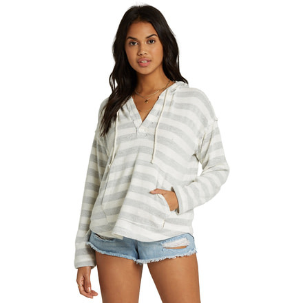 Billabong Beach Daze 2 Hoodie - Womens, Salt Crystal, Large, J602UBBE-SCS-L