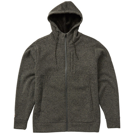 Billabong Boundary Sherpa Zip Hooded Jacket - Mens, Black Heather, Extra Large, M660QBBS-BKH-XL