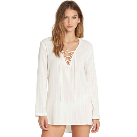 Billabong Same Story, Swim Cover - Womens, Seashell, Medium, XV06QBSA-SSL-M