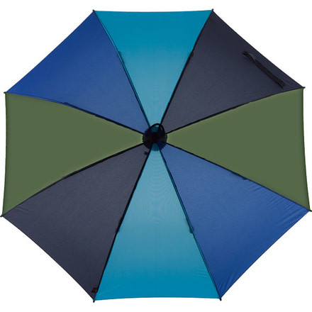 Birdiepal Telescope Handsfree Trekking Umbrella-Navy/Light Blue