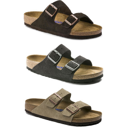 Birkenstock Arizona Suede Soft Footbed Sandal - Women's