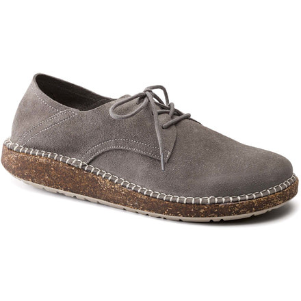 Birkenstock Gary Suede Shoes - Womens, Light Grey, 36, 1016388-N-36