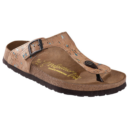 Birkenstock Gizeh Synthetic Sandal - Women's-Metallic Turquoise-Medium-36