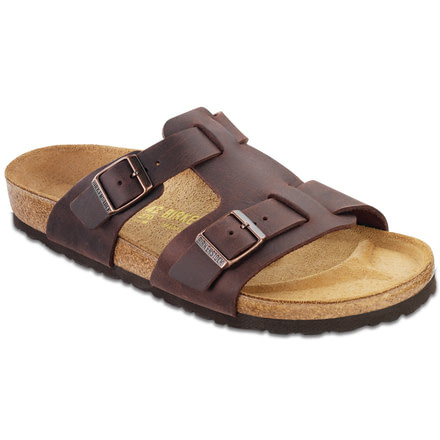 Birkenstock Riva Oiled Leather Sandal - Men's-Habana-Medium-41