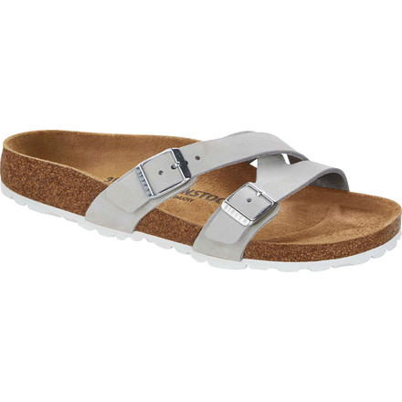 Birkenstock Yao Nubuck Sandals - Womens, Mineral, 39, 1016097-N-39