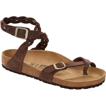 Birkenstock Yara Braid Oiled Leather Sandals - Womens, Habana, 36, 1015927-R-36
