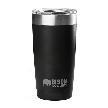 Bison Coolers Tumbler, Black, 20 oz, 990101