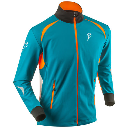 Pacer Jacket - Mens -Ocean Depths/Shocking Orange-Small