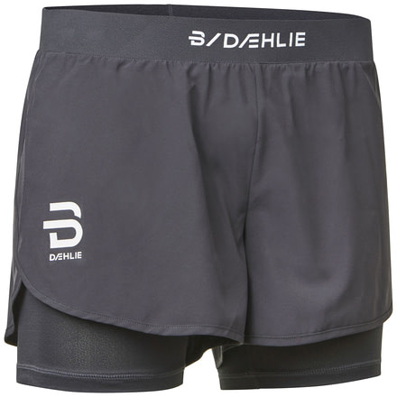 Bjorn Daehlie Shorts Oxygen - Womens, Obsidian, Extra Small, 331104-Forged Iron-XS