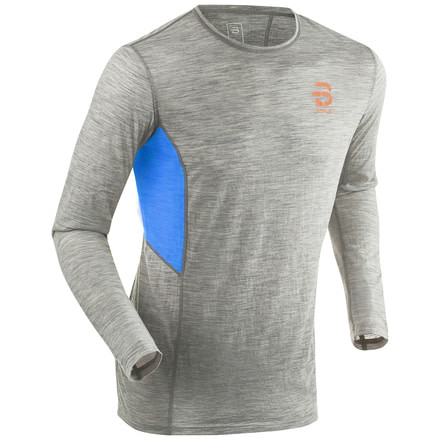 Bjorn Daehlie Training Wool Summer Long Sleeve - Mens, Light Grey Melange, Extra Large, 333069-93501-XL