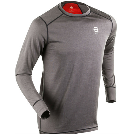 Bjorn Daehlie Trainingwool Shirt - Men's-Forged Iron-Large