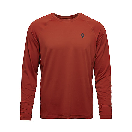 Black Diamond Alpenglow Long Sleeve Crew - Mens, Burnt Sienna, Large, AP7520926044LRG1