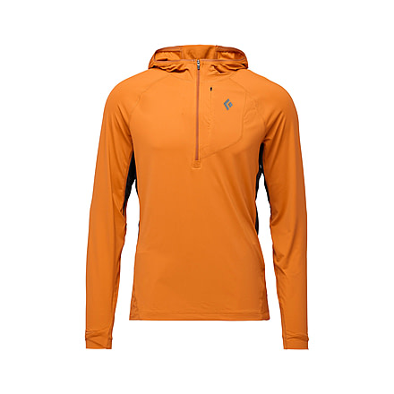 Black Diamond Alpenglow Pro Hoody - Mens, Saffron, Large, AP7520938012LRG1