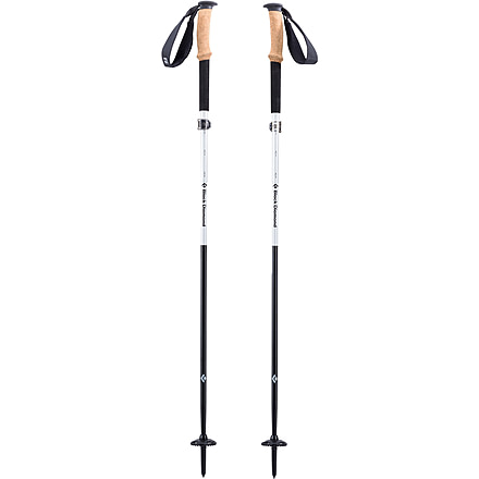 Black Diamond Alpine FLZ Trekking Poles-110 cm-White/Black