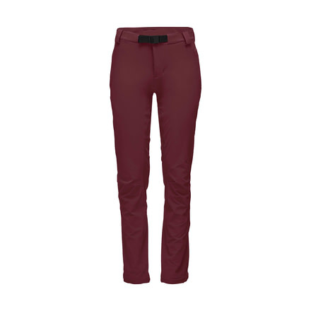 Black Diamond Alpine Soft Shell Pants - Womens, Bordeaux, Large, APQP9E602LRG1