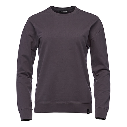 Black Diamond Basis Crew Sweater - Women's, Carbon, Small, AP7523210003SML1