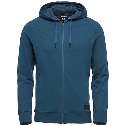 Black Diamond Basis Full Zip Hoodie - Mens, Midnight, Extra Large, AP7522804017XLG1