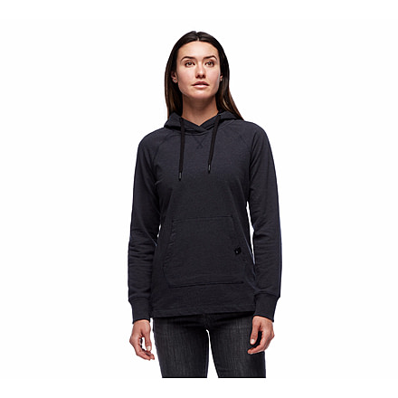Black Diamond Basis Pullover Hoody - Womens, Black Heather, Large, AP7523020062LRG1