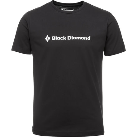 Black Diamond Brand Short Sleeve T-Shirt - Mens, Black, Small, APJ0M6015SML1