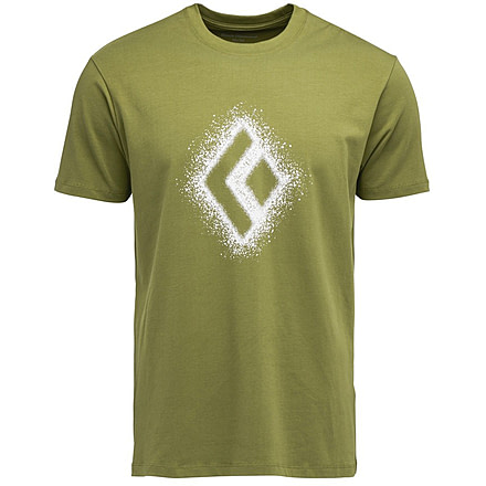 Black Diamond Chalked Up 2.0 Short Sleeve T-Shirt - Mens, Camp Green, Medium, AP7524073039MED1