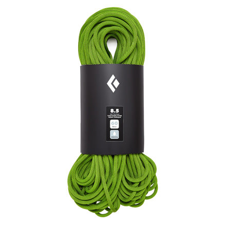 Black Diamond Climbing 8.5 mm Dry Rope, Green, 60m BD323015GREN0601