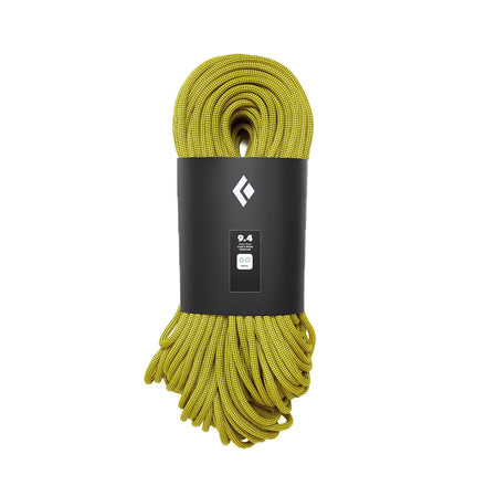 Black Diamond Climbing 9.4 mm Rope, Gold, 60m, BD323021GOLD0601