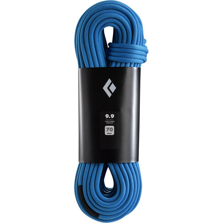 Black Diamond Climbing 9.9 mm Rope-Dual Blue-70 m