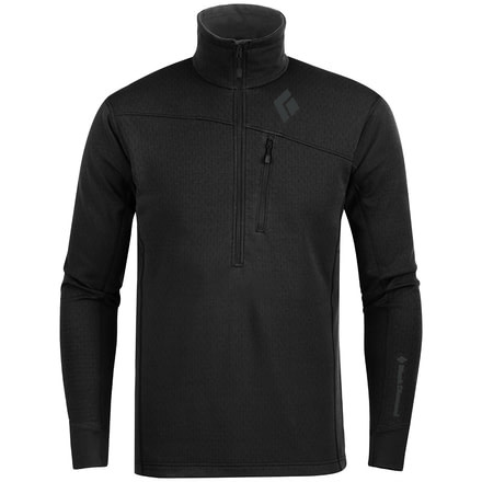 Black Diamond Coefficient 1/4 Zip Jacket - Mens-Black-Large