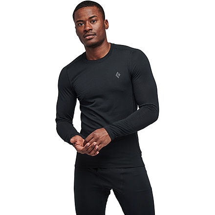 Black Diamond Coefficient LT Crew - Mens, Black, Small, AP7600250002SML1