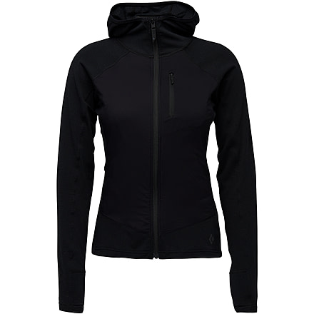 Black Diamond Coefficient LT Hybrid Hoody - Womens, Black, Medium, AP7440560002MED1
